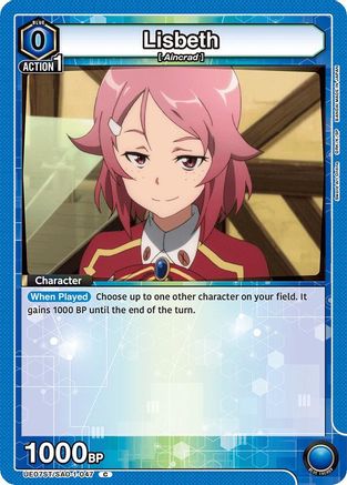 Lisbeth (047) (UE07ST/SAO-1-047) [UE07ST: Sword Art Online Starter Deck] - Deck Out Gaming