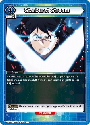 Starburst Stream (UE07ST/SAO-1-065) [UE07ST: Sword Art Online Starter Deck] - Deck Out Gaming