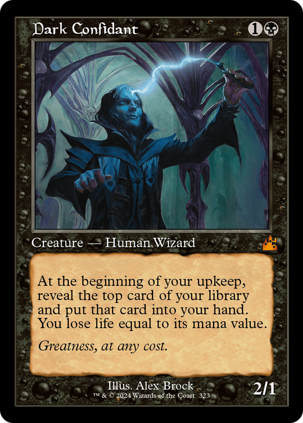 Dark Confidant (Retro Frame) (323) [Ravnica Remastered] - Deck Out Gaming