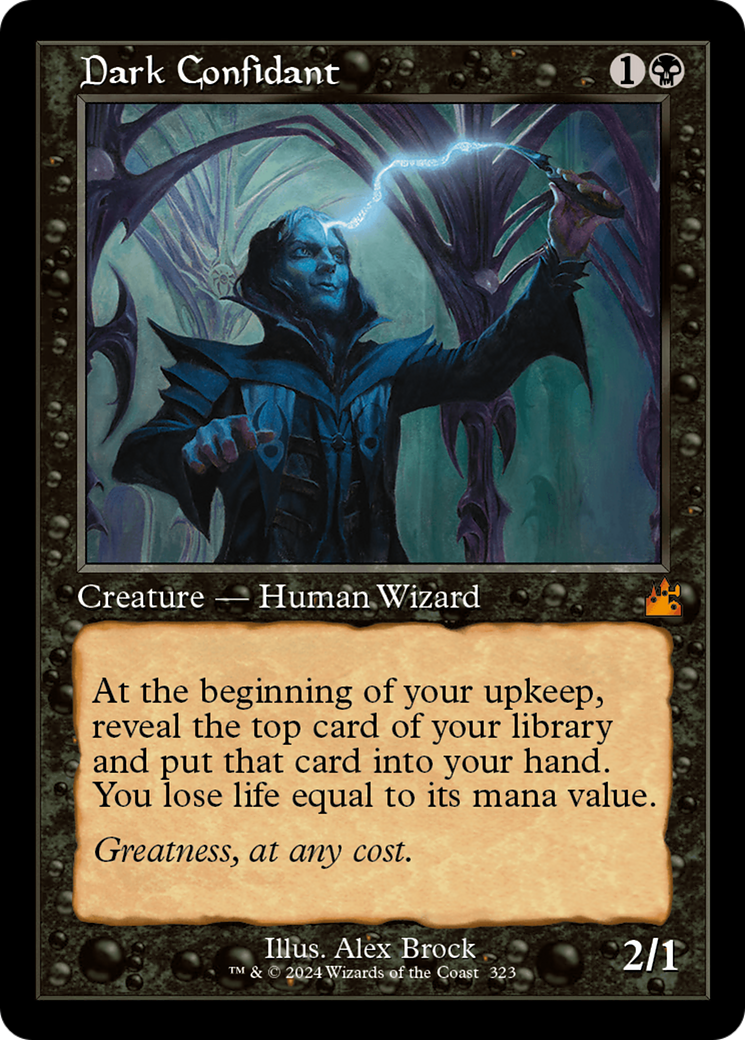 Dark Confidant (Retro Frame) (323) [Ravnica Remastered] foil - Deck Out Gaming