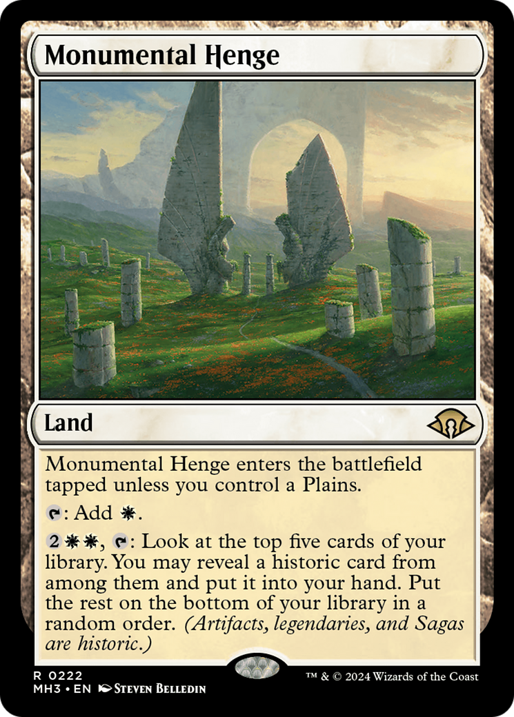 Monumental Henge (222) [Modern Horizons 3] - Deck Out Gaming