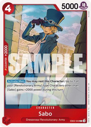 Sabo (EB02-002) [Extra Booster: Anime 25th Collection] Foil - Deck Out Gaming