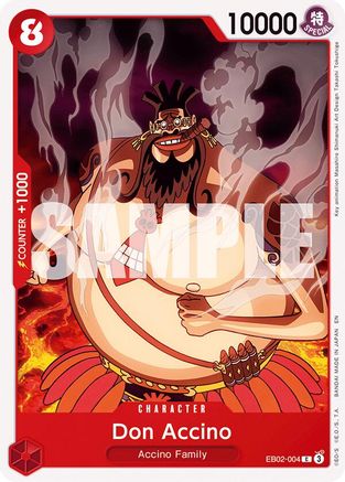 Don Accino (EB02-004) [Extra Booster: Anime 25th Collection] - Deck Out Gaming