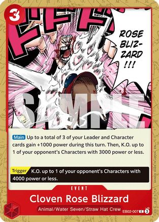 Cloven Rose Blizzard (EB02-007) [Extra Booster: Anime 25th Collection] - Deck Out Gaming