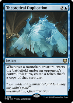 Theoretical Duplication (112) [Wilds of Eldraine Commander] - Deck Out Gaming
