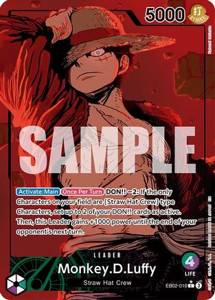 Monkey.D.Luffy (010) (Alternate Art) (EB02-010) [Extra Booster: Anime 25th Collection] Foil - Deck Out Gaming