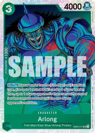 Arlong (EB02-011) [Extra Booster: Anime 25th Collection] Foil - Deck Out Gaming