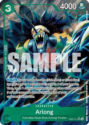 Arlong (Alternate Art) (EB02-011) [Extra Booster: Anime 25th Collection] Foil - Deck Out Gaming