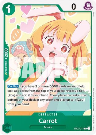 Carrot (EB02-013) [Extra Booster: Anime 25th Collection] - Deck Out Gaming