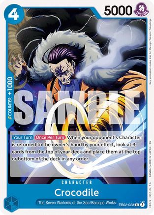 Crocodile (EB02-023) [Extra Booster: Anime 25th Collection] - Deck Out Gaming
