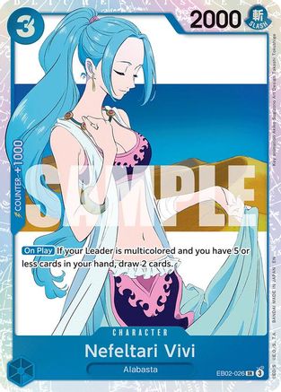Nefeltari Vivi (EB02-026) [Extra Booster: Anime 25th Collection] Foil - Deck Out Gaming