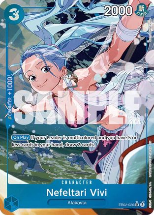 Nefeltari Vivi (Alternate Art) (EB02-026) [Extra Booster: Anime 25th Collection] Foil - Deck Out Gaming