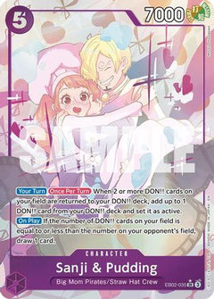 Sanji & Pudding (Alternate Art) (EB02-035) [Extra Booster: Anime 25th Collection] Foil - Deck Out Gaming