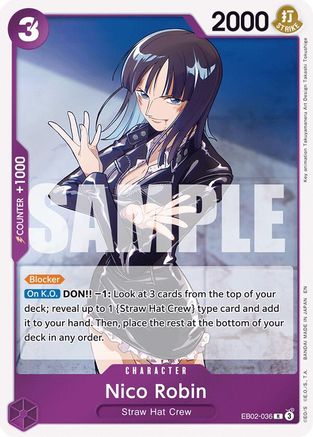 Nico Robin (EB02-036) [Extra Booster: Anime 25th Collection] Foil - Deck Out Gaming