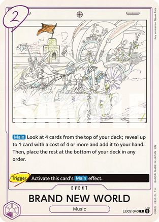 BRAND NEW WORLD (EB02-040) [Extra Booster: Anime 25th Collection] Foil - Deck Out Gaming