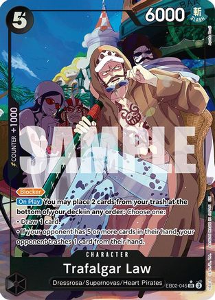 Trafalgar Law (Alternate Art) (EB02-045) [Extra Booster: Anime 25th Collection] Foil - Deck Out Gaming