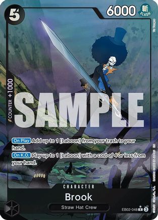 Brook (Alternate Art) (EB02-048) [Extra Booster: Anime 25th Collection] Foil - Deck Out Gaming