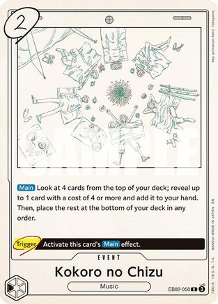 Kokoro no Chizu (EB02-050) [Extra Booster: Anime 25th Collection] Foil - Deck Out Gaming