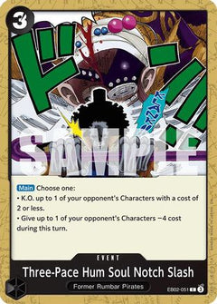 Three-Pace Hum Soul Notch Slash (EB02-051) [Extra Booster: Anime 25th Collection] - Deck Out Gaming
