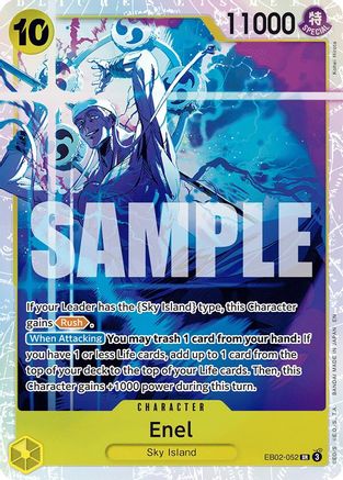 Enel (EB02-052) [Extra Booster: Anime 25th Collection] Foil - Deck Out Gaming