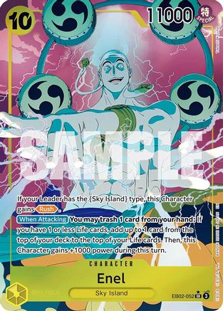 Enel (Alternate Art) (EB02-052) [Extra Booster: Anime 25th Collection] Foil - Deck Out Gaming
