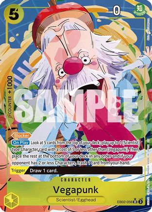 Vegapunk (Alternate Art) (EB02-056) [Extra Booster: Anime 25th Collection] Foil - Deck Out Gaming