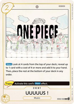 UUUUUS! (EB02-058) [Extra Booster: Anime 25th Collection] Foil - Deck Out Gaming