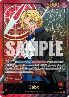Sabo (SPR) (OP05-001) [Extra Booster: Anime 25th Collection] Foil - Deck Out Gaming