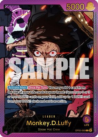 Monkey.D.Luffy (SPR) (OP05-060) [Extra Booster: Anime 25th Collection] Foil - Deck Out Gaming