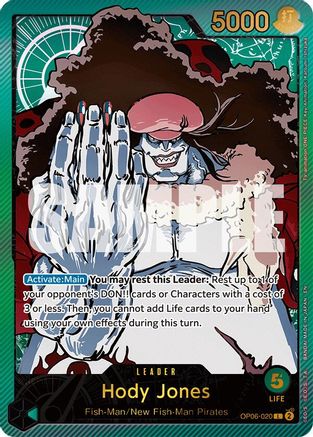 Hody Jones (SPR) (OP06-020) [Extra Booster: Anime 25th Collection] Foil - Deck Out Gaming