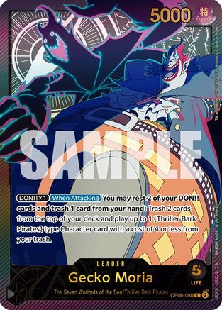 Gecko Moria (SPR) (OP06-080) [Extra Booster: Anime 25th Collection] Foil - Deck Out Gaming