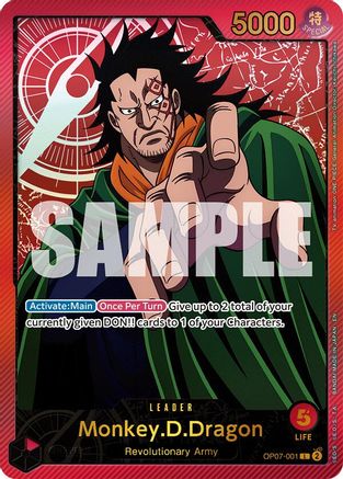 Monkey.D.Dragon (SPR) (OP07-001) [Extra Booster: Anime 25th Collection] Foil - Deck Out Gaming