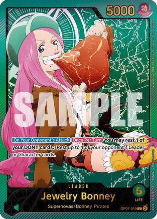 Jewelry Bonney (SPR) (OP07-019) [Extra Booster: Anime 25th Collection] Foil - Deck Out Gaming