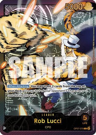 Rob Lucci (SPR) (OP07-079) [Extra Booster: Anime 25th Collection] Foil - Deck Out Gaming