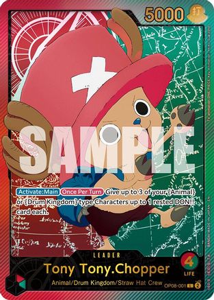 Tony Tony.Chopper (SPR) (OP08-001) [Extra Booster: Anime 25th Collection] Foil - Deck Out Gaming