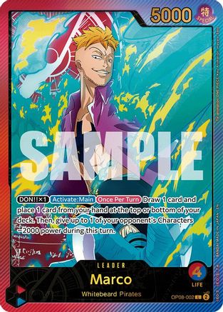 Marco (SPR) (OP08-002) [Extra Booster: Anime 25th Collection] Foil - Deck Out Gaming