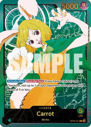 Carrot (SPR) (OP08-021) [Extra Booster: Anime 25th Collection] Foil - Deck Out Gaming