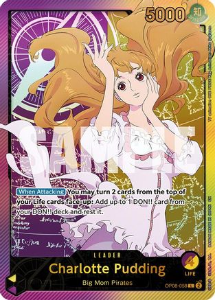 Charlotte Pudding (SPR) (OP08-058) [Extra Booster: Anime 25th Collection] Foil - Deck Out Gaming