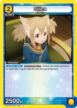 Silica (007) (UE07BT/SAO-1-007) [UE07BT: Sword Art Online] - Deck Out Gaming