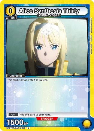 Alice Synthesis Thirty (010) (UE07BT/SAO-1-010) [UE07BT: Sword Art Online] - Deck Out Gaming
