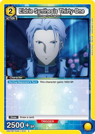 Eldrie Synthesis Thirty-One (UE07BT/SAO-1-014) [UE07BT: Sword Art Online] - Deck Out Gaming