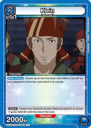 Klein (042) (UE07BT/SAO-1-042) [UE07BT: Sword Art Online] - Deck Out Gaming