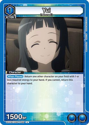 Yui (046) (UE07BT/SAO-1-046) [UE07BT: Sword Art Online] - Deck Out Gaming