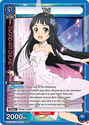 Yui (056) (UE07BT/SAO-1-056) [UE07BT: Sword Art Online] Foil - Deck Out Gaming