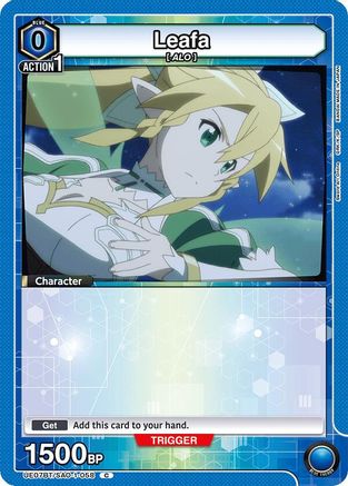 Leafa (058) (UE07BT/SAO-1-058) [UE07BT: Sword Art Online] - Deck Out Gaming