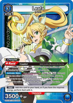 Leafa (060) (UE07BT/SAO-1-060) [UE07BT: Sword Art Online] Foil - Deck Out Gaming