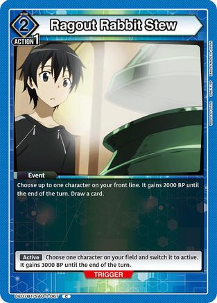 Ragout Rabbit Stew (UE07BT/SAO-1-067) [UE07BT: Sword Art Online] - Deck Out Gaming