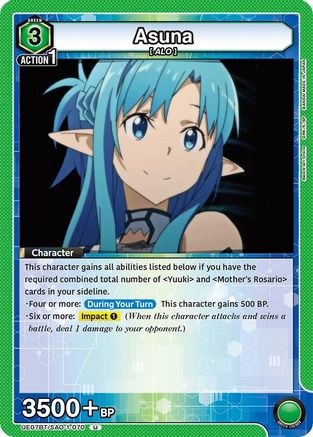 Asuna (070) (UE07BT/SAO-1-070) [UE07BT: Sword Art Online] - Deck Out Gaming