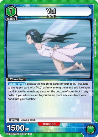 Yui (077) (UE07BT/SAO-1-077) [UE07BT: Sword Art Online] - Deck Out Gaming