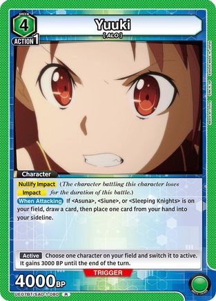 Yuuki (080) (UE07BT/SAO-1-080) [UE07BT: Sword Art Online] Foil - Deck Out Gaming